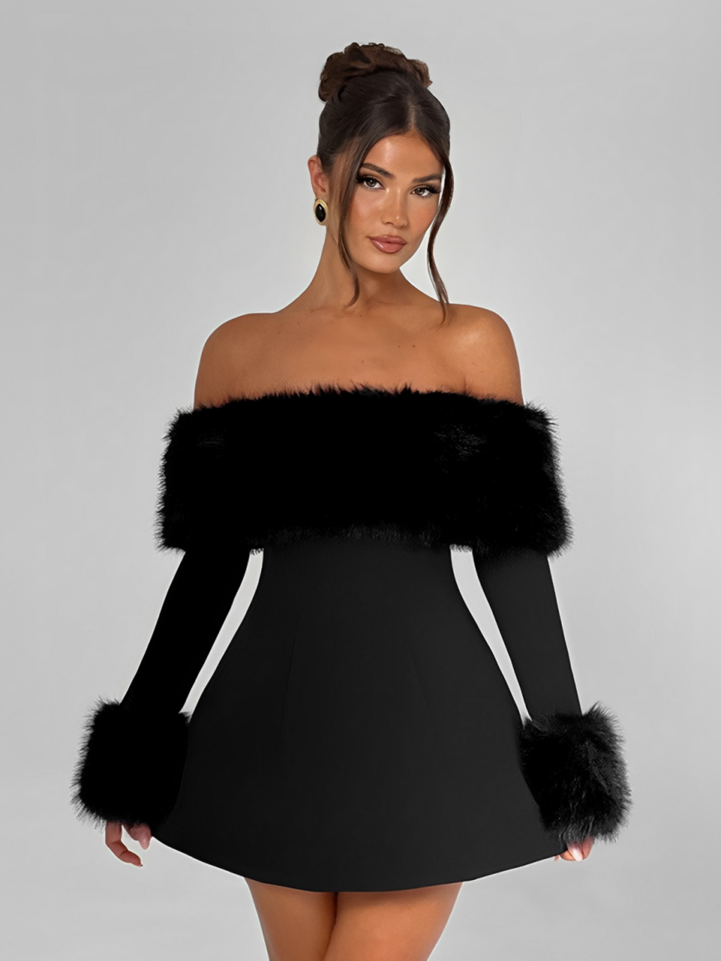 vestido-de-festa-preto-curto-glamour-goddess-loja-zharen