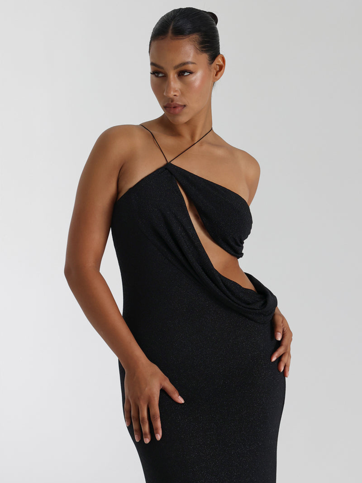 Vestido Longo Preto Fascínio Noir Imagem secundária do produto