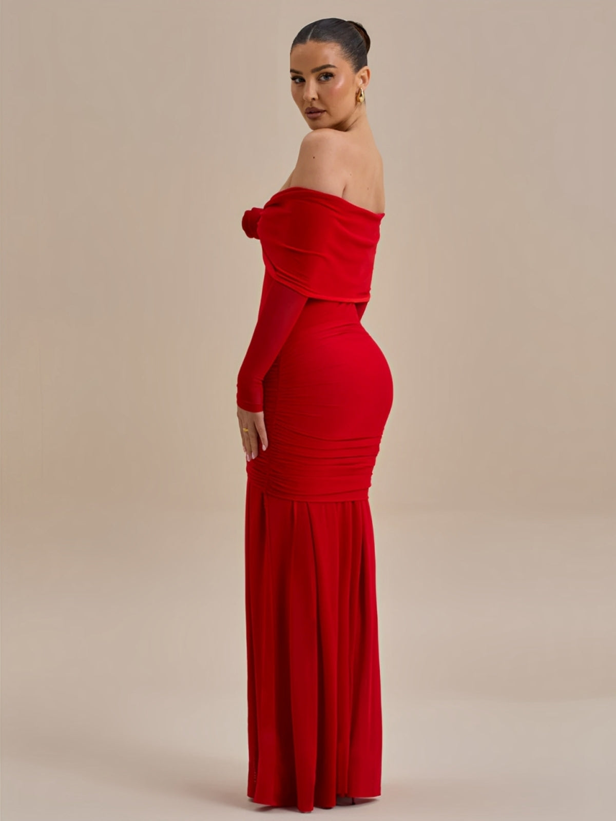 vestido-longo-de-festa-vermelho-Afrodite-loja-zharen