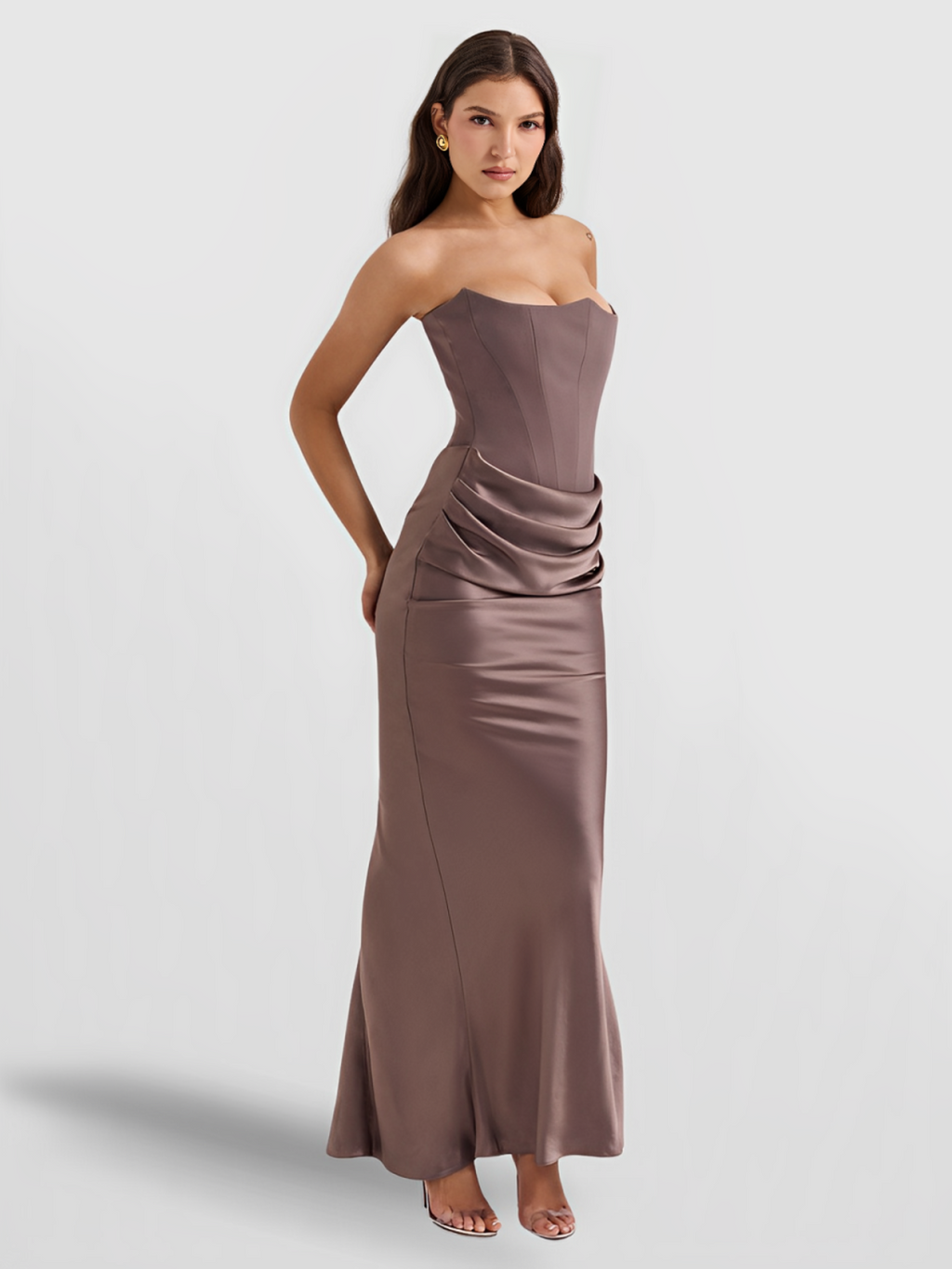 vestido-longo-marrom-noite-de-gala-loja-zharen