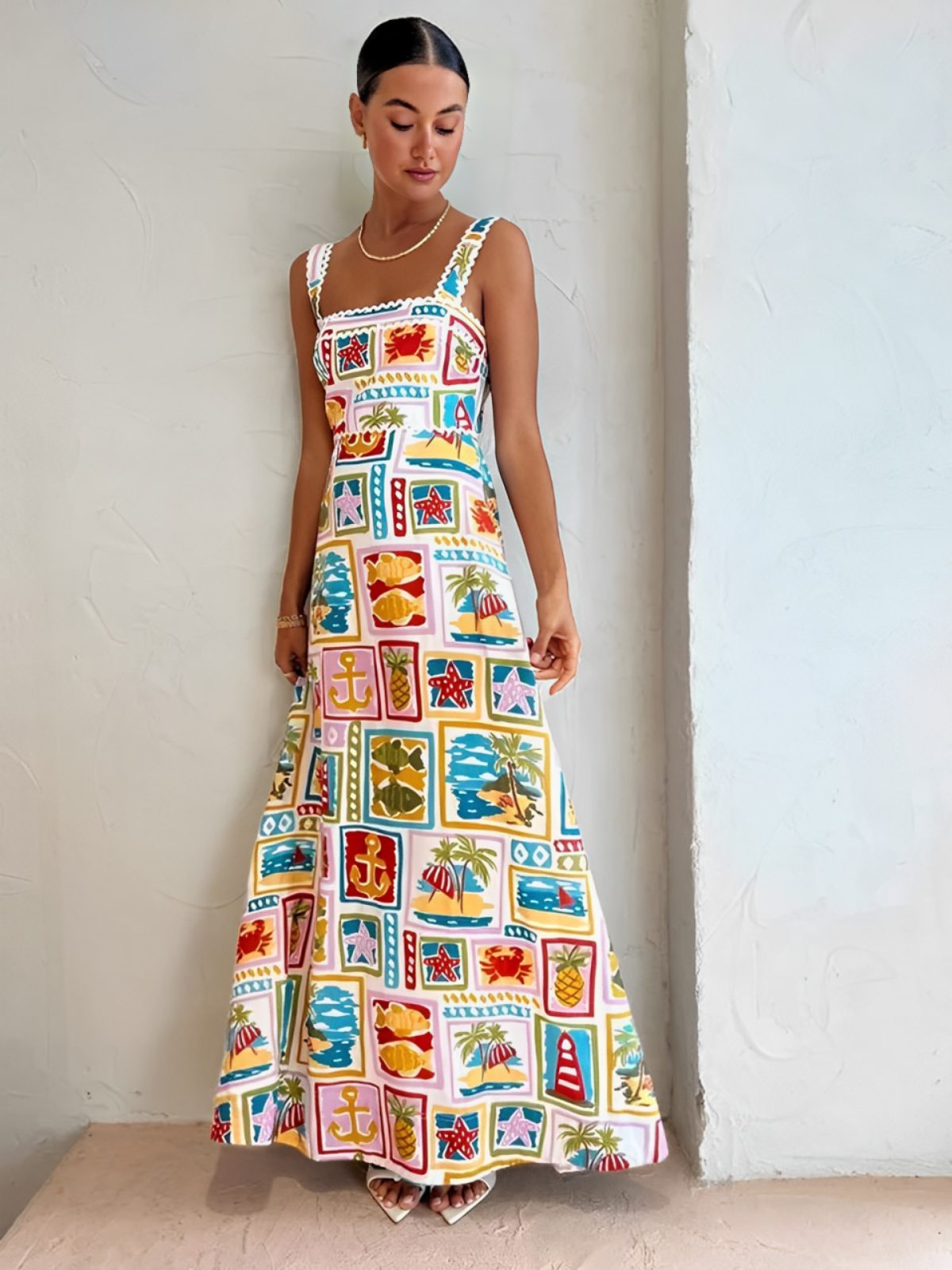 vestido-midi-praiana-loja-zharen Imagem principal do produto